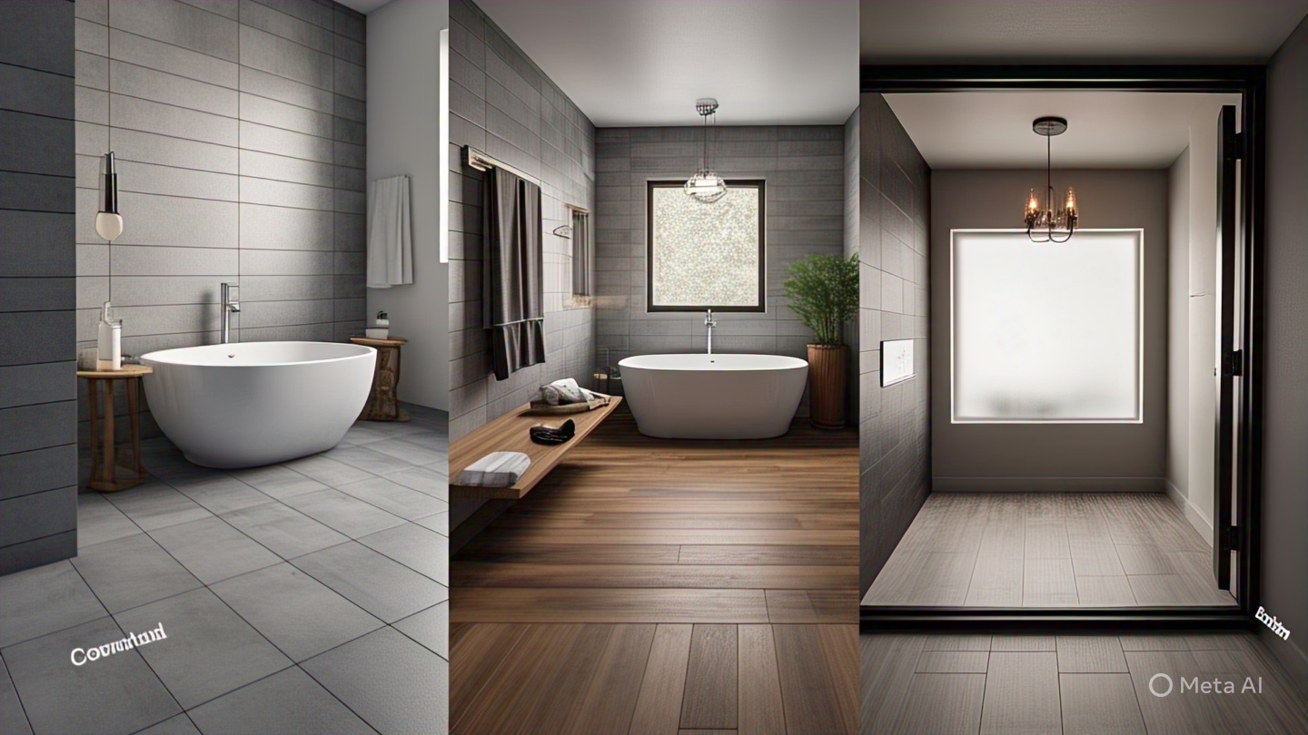 bathroom flooring showdown